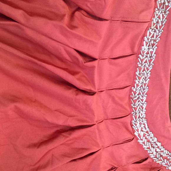 Nikibiki orange beaded tube dress. - Picture 3 of 8